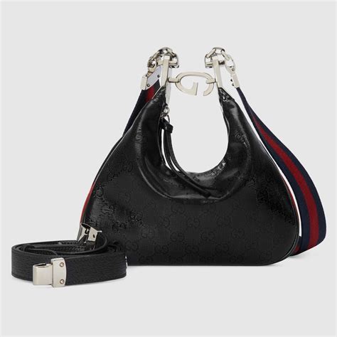 gucci attache black|gucci attache bag close.